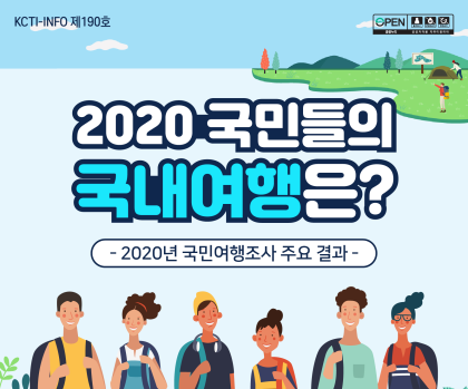 2020 국민들의 국내여행은? - 2020년 국민여행조사 주요 결과 -